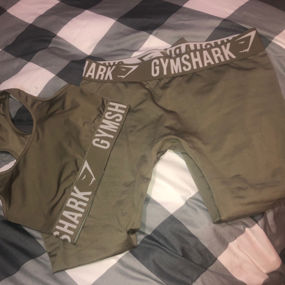 Rare Olive Green Gymshark Set